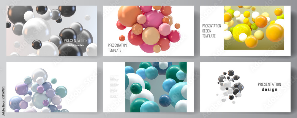 Poster vector layout of presentation slides design templates, multipurpose template for presentation brochu