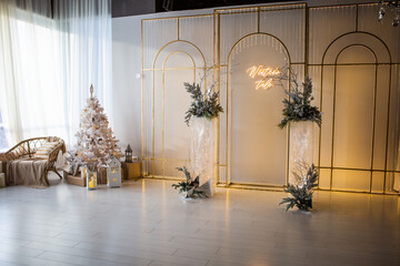 festive christmas and new year decorations	