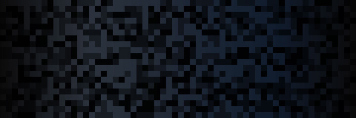 Dark black background abstract geometric pattern. Dark mode concept