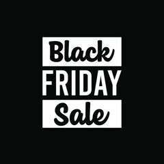 Obraz premium Black friday lettering, typography simple on black background, mega big sale EPS Vector