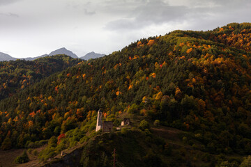 Old towers og Ingushetia, Russia
