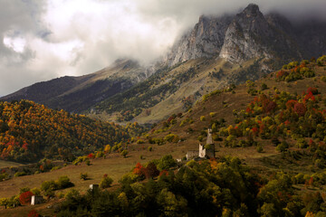 Old towers og Ingushetia, Russia