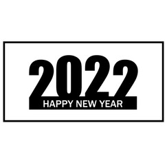 2022 Happy new year vector background. Cover of card for 2022 Creative design for your greetings card, calendar, brochure, notebook