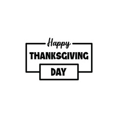 Thanksgiving day, decorative text, lettering, typography can be used for invitational cards, quotes, journals isolated on white background, simple black silhouette EPS Vector thanks, giving