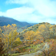  Autumn landscape in a Spanish location