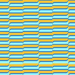 yellow turquoise lines texture seamless pattern line vector textile towel 