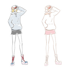 秋ファッション　オシャレな女性