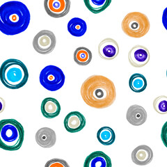 Colorful Circles Background. Geometric Cool 
