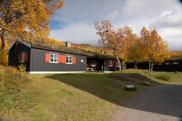 Fototapeta na wymiar Nedalshytta, Tydal, Norway