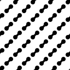 Simple shapes seamless pattern. Geometrical print. Modern ornament. Figures wallpaper. Geometric background. Contemporary backdrop. Digital paper, textile print, abstract image. Vector illustration.