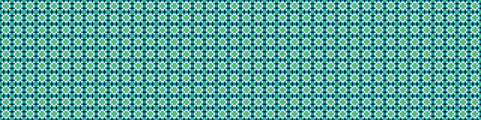 Fototapeta premium Abstract Cross Pattern Dots Logo generative computational art illustration