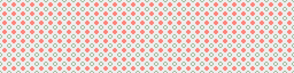 Fototapeta premium Abstract Cross Pattern Dots Logo generative computational art illustration