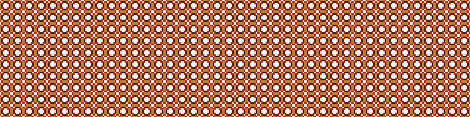 Fototapeta premium Abstract Cross Pattern Dots Logo generative computational art illustration