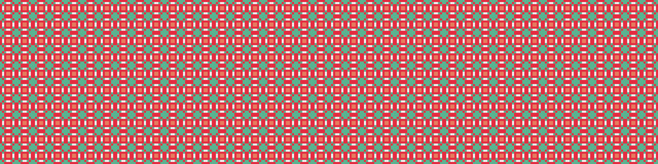 Fototapeta premium Abstract Cross Pattern Dots Logo generative computational art illustration