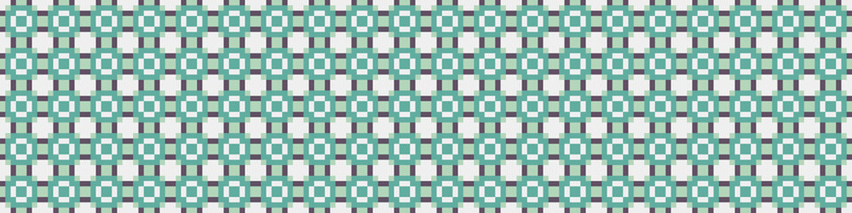 Abstract Cross Pattern Dots Logo generative computational art illustration
