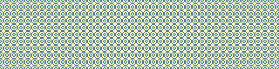 Fototapeta premium Abstract Cross Pattern Dots Logo generative computational art illustration