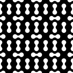 Simple shapes seamless pattern. Geometrical print. Modern ornament. Figures wallpaper. Geometric background. Vector illustration. Contemporary backdrop. Digital paper, textile print, abstract image.