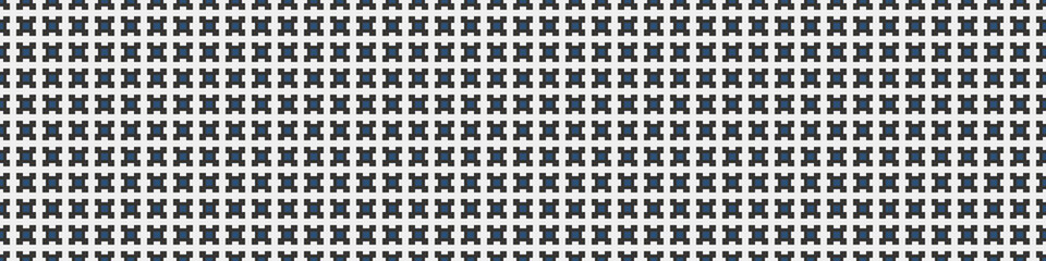 Fototapeta premium Abstract Cross Pattern Dots Logo generative computational art illustration