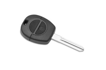 Car key ring isolated on white background