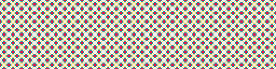 Abstract Cross Pattern Dots Logo generative computational art illustration
