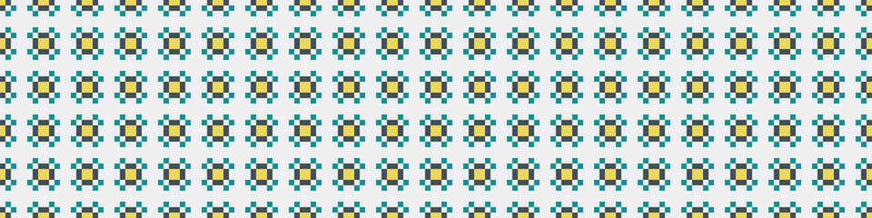 Abstract Cross Pattern Dots Logo generative computational art illustration