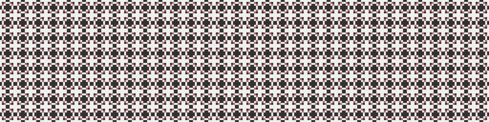 Fototapeta premium Abstract Cross Pattern Dots Logo generative computational art illustration