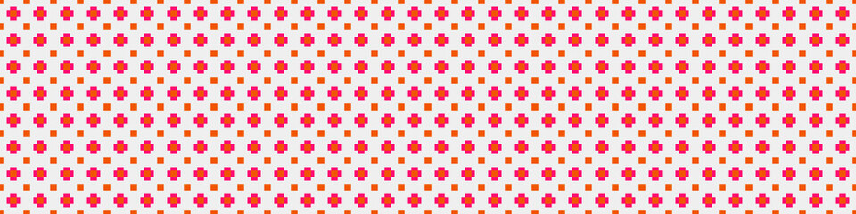 Abstract Cross Pattern Dots Logo generative computational art illustration