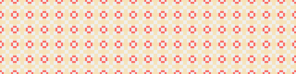 Abstract Cross Pattern Dots Logo generative computational art illustration
