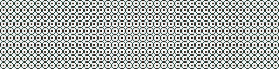 Fototapeta premium Abstract Cross Pattern Dots Logo generative computational art illustration