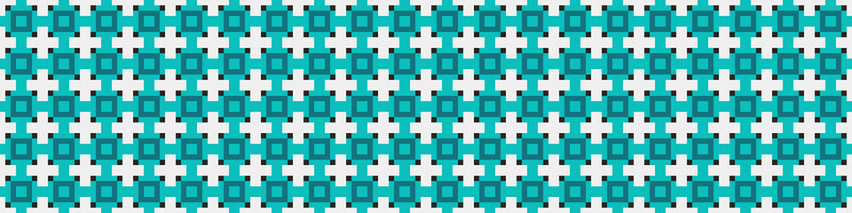 Abstract Cross Pattern Dots Logo generative computational art illustration