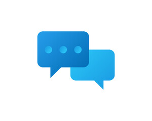 Chat icon vector. Color gradient new style.