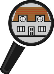 Searching For Your House Ilustrate Desain