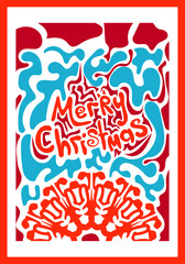 Merry Christmas, poster design, greeting card design