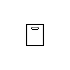 shopping cart icon set, shopping bag, shopping basket icon vector symbol