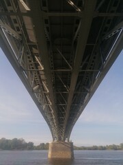 Road bridge over the Vistula river, Chelmno. Poland.