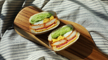 치킨텐더 샌드위치, sandwich