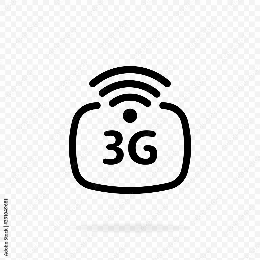 Poster 3g icon. 3g network wireless systems and internet. communication network. 3rd generation network log
