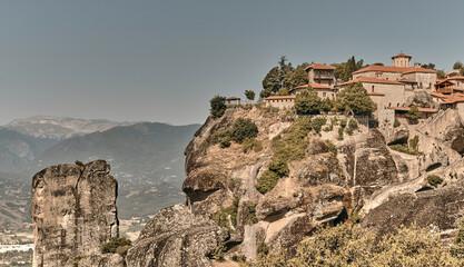 Fototapeta na wymiar Amazing kalambaka landscape, greece