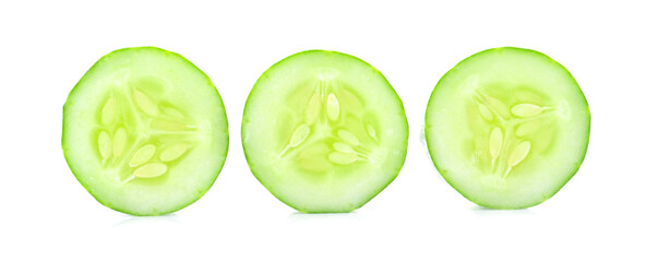 cucumber isolated on white background