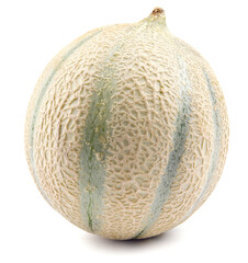 Cantaloupe melon isolated on white background