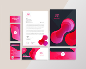 Modern Creative Corporate Branding Identity Stationery Template Design