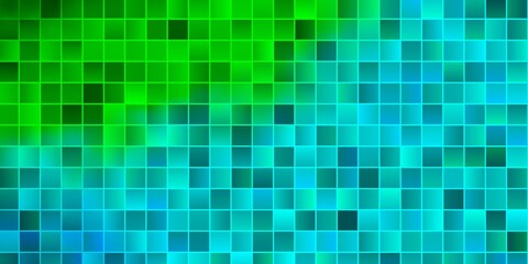 Light Blue, Green vector background in polygonal style.