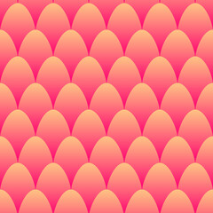 Fish scales seamless pattern. Mermaid tail background. Pattern with circles