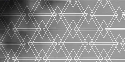 Light Gray vector template with crystals, triangles.