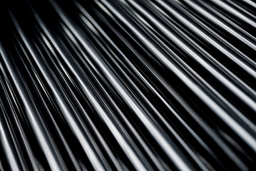 Abstract background of steel pipes stacked on a pallet