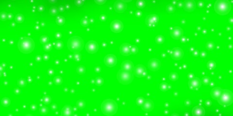 Light Green vector texture with beautiful stars.