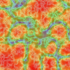 Obraz na płótnie Canvas Orange green blue mosaic plasma background