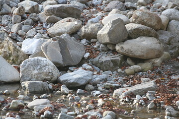 Brunnen Fluss in der Schweizer Natur Landschaft