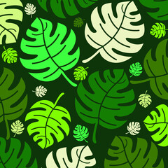 vector illustration for unique leaf background. Modern exotic design for paper, cover, fabric, interior decoration and other users.