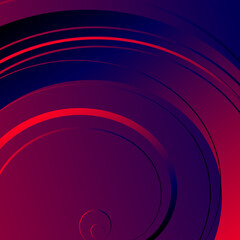 Obraz premium graphic pattern of spiral twisting stripes of different shapes and widths. Twisted background.